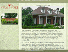 Tablet Screenshot of eastparkhoa.com